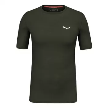 Salewa Cristallo Warm Amr T-Shirt Dunkeloliv L