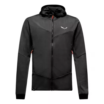 Salewa Sella Crevasse HD Herren-Fleecejacke - Black Out / XL