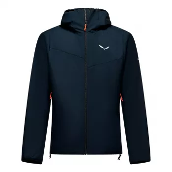 Salewa Puez Catinaccio 2 TirolWool Responsive Kapuzenjacke Herren Navy Blazer Größe L