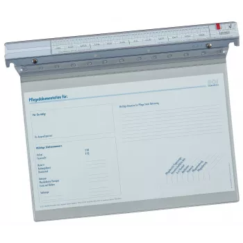 BOI Dokutech Patienten-Dokumentation Hängemappe Signal-Line Kunststoff Grau 2 x Kaufmännische Heftung (9208-00535)