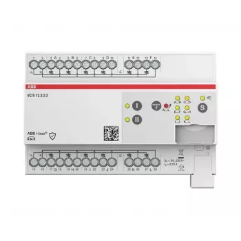 ABB VC/S12.2.2.2 KNX Ventilantriebscontroller, 12-Kanal, Handbetrieb, DIN-Schiene 2CDG110331R0011