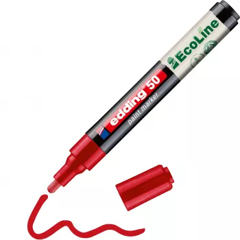 Edding 50 EcoLine Lackmarker Rot 2-3 mm 4-50-002