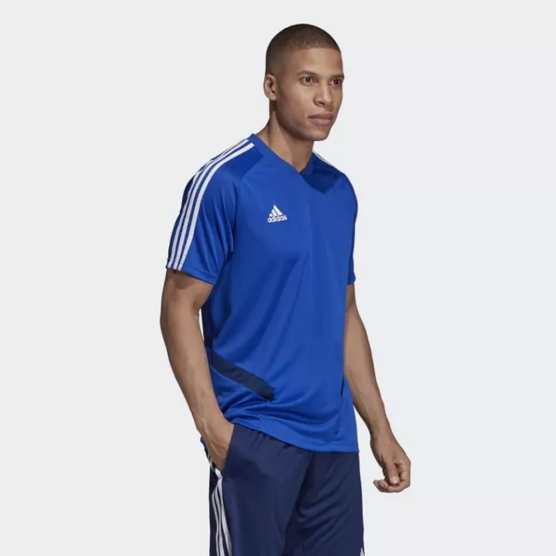 Adidas Tiro 19 Trainingsshirt Kurzarm Polyester Schwarz/Weiß Herren S