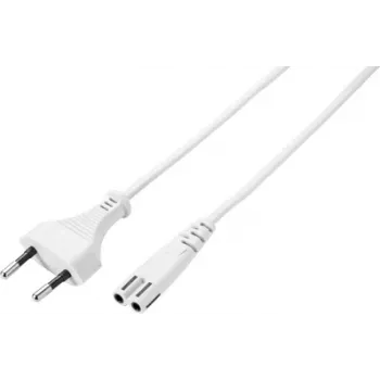 Sygonix SY-5044236 Weißes Netzkabel 3m Schuko auf IEC C13