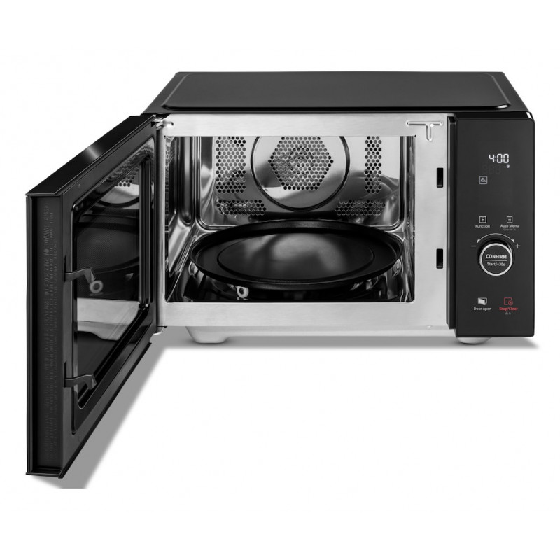 Medion MD 12041 4-in-1 Kombi-Mikrowelle mit Grill, Heißluft & Auftaufunktion, 25L, 900W, Schwarz/Edelstahl 50076276
