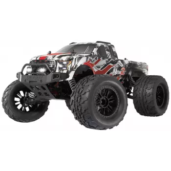 Reely New2 Super Combo Brushless 1:10 RC Elektro-Monstertruck 4WD 100% RTR 2,4 GHz mit Akku, Ladegerät und Senderbatterien (RE-7766676)