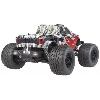 Reely New2 Super Combo Brushless 1:10 RC Elektro-Monstertruck 4WD 100% RTR 2,4 GHz mit Akku, Ladegerät und Senderbatterien (RE-7766676)