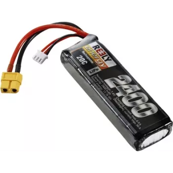 Reely LiPo Akku-Pack 7,4 V 2400 mAh 2S 20C Softcase XT60 (RE-7853244)
