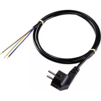 Sygonix SY-5043484 Stromanschlusskabel Schwarz 2,00 m