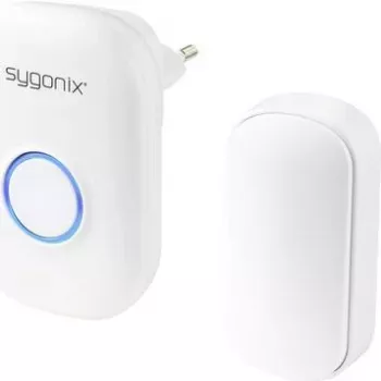 Sygonix SY-5225388 Funk-Türklingel-Set, batteriefrei, mit Blitzlicht