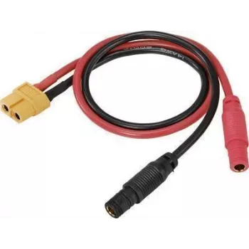 Reely Ladekabel XT60 Buchse auf 2x 4mm Bananenstecker 30cm RE-7104525
