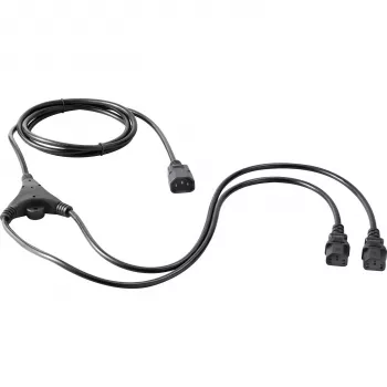 SYGONIX SY-5042698 Netzkabel C13 auf Schuko 2,35 m Schwarz