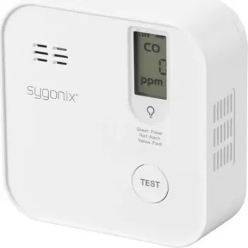 Sygonix SY-6418204 WLAN Kohlenmonoxidmelder mit App-Steuerung und 5-Jahres-Batterie