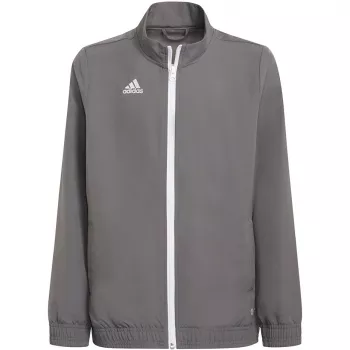 adidas Entrada 22 Präsentationsjacke Grau Vier Jugend 140 H57539