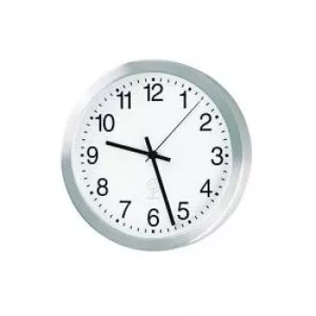 PEWETA Funk-Aluminium-Wanduhr 20cm Silber 51.017.215