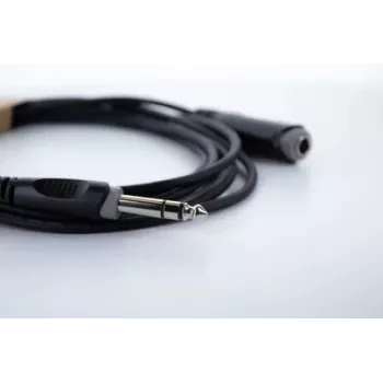 Cordial 14825 6,3mm TRS Klinken-Verlängerungskabel 5m Schwarz
