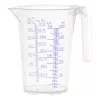 Pressol 07 060 Messbecher 0,25 L PP Transparent mit Ausguss und Griff