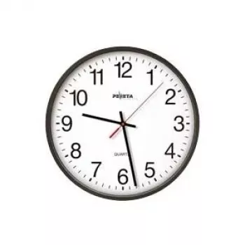 PEWETA Wanduhr Schwarz 44.130.212