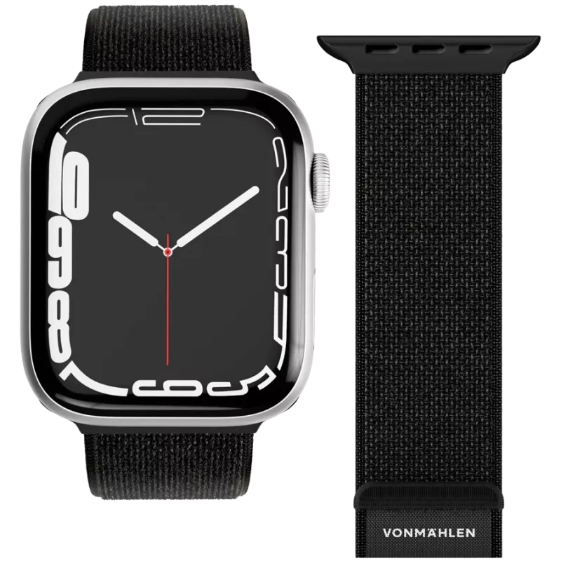 VONMÄHLEN Fitness Loop 2 Armband für Apple Watch 40/41/42mm, Schwarz