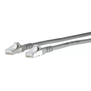 METZ BTR 1308458033-E Cat.6a S/FTP LSZH Patchkabel, 8 m, Grau, 10 Gbps
