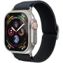VONMÄHLEN Classic Nylon Loop Armband für Apple Watch 44/45/46/49mm, Marineblau, Einheitsgröße