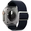 VONMÄHLEN Classic Nylon Loop Armband für Apple Watch 44/45/46/49mm, Marineblau, Einheitsgröße