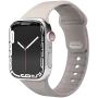 VONMÄHLEN Classic Band 2 für Apple Watch 40/41/42mm, Armband aus Vollnarbenleder in Creme