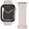VONMÄHLEN Classic Band 2 für Apple Watch 40/41/42mm, Armband aus Vollnarbenleder in Creme