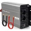 Qoltec Modifizierter Sinus Wechselrichter 12V auf 230V 3000W/6000W mit USB, Kompatibel mit LiFePO4 GEL AGM
