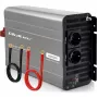 Qoltec Modifizierter Sinus Wechselrichter 12V auf 230V 3000W/6000W mit USB, Kompatibel mit LiFePO4 GEL AGM