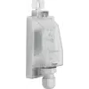 Hager EEN003 Außenlichtsensor für Dämmerungsschalter, Aufputzmontage, IP55, 1,5 m Kabel, Grau