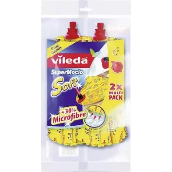 Vileda SuperMocio Soft Wischmoppkopf Nachfüllpackung 2er-Pack 11099