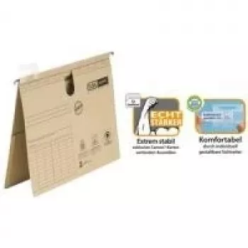 ELBA vertic ULTIMATE Hängeregistratur A4 Amtsheftung Chamois 50er Pack 85422