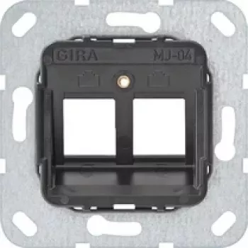 Gira Support Ring 560400 für Modular Jack 4, 2-fach, Anthrazit
