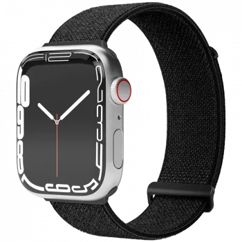 VONMÄHLEN Fitness Loop 2 Sportarmband für Apple Watch 44mm, 45mm, 46mm, 49mm - Schwarz