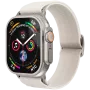 VONMÄHLEN Classic Nylon Loop für Apple Watch 40/41/42mm, Creme