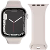 VONMÄHLEN Classic Band 2 für Apple Watch 44mm, 45mm, 49mm, Einheitsgröße, Creme