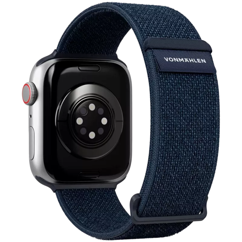 VONMÄHLEN Fitness Loop 2 Smartwatch-Armband für 44mm, 45mm, 46mm, 49mm Gehäuse, Einheitsgröße, Marineblau
