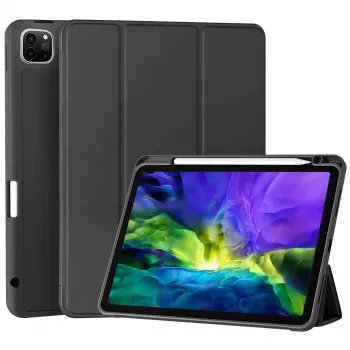 MRDISC Flip-Cover-Hülle für Apple iPad Pro M4 – Schwarz TPU MG-FLIPIPADPM4