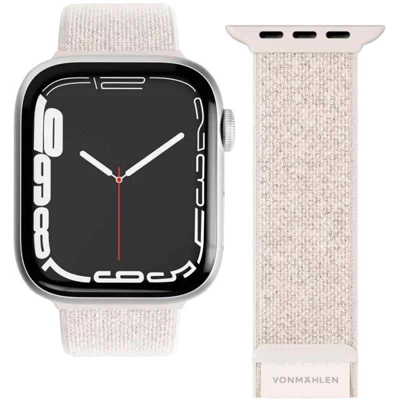VONMÄHLEN Fitness Loop 2 Armband für Apple Watch 40/41/42mm, Creme