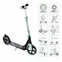 MUUWMI AU 566 Aluminium-Tretroller, Türkis, 205 mm Räder