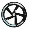 MUUWMI AU 566 Aluminium-Tretroller, Türkis, 205 mm Räder