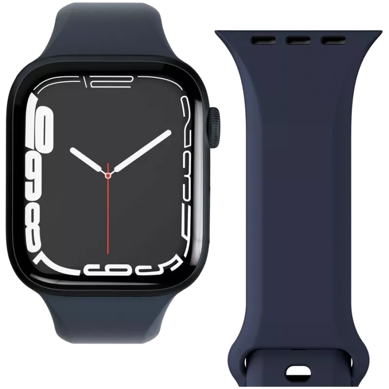 VONMÄHLEN Classic Band 2 für Apple Watch 44/45/46/49mm, Navy