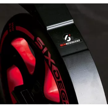 Six Degrees AU 513 Tretroller 230 mm / 215 mm Rot