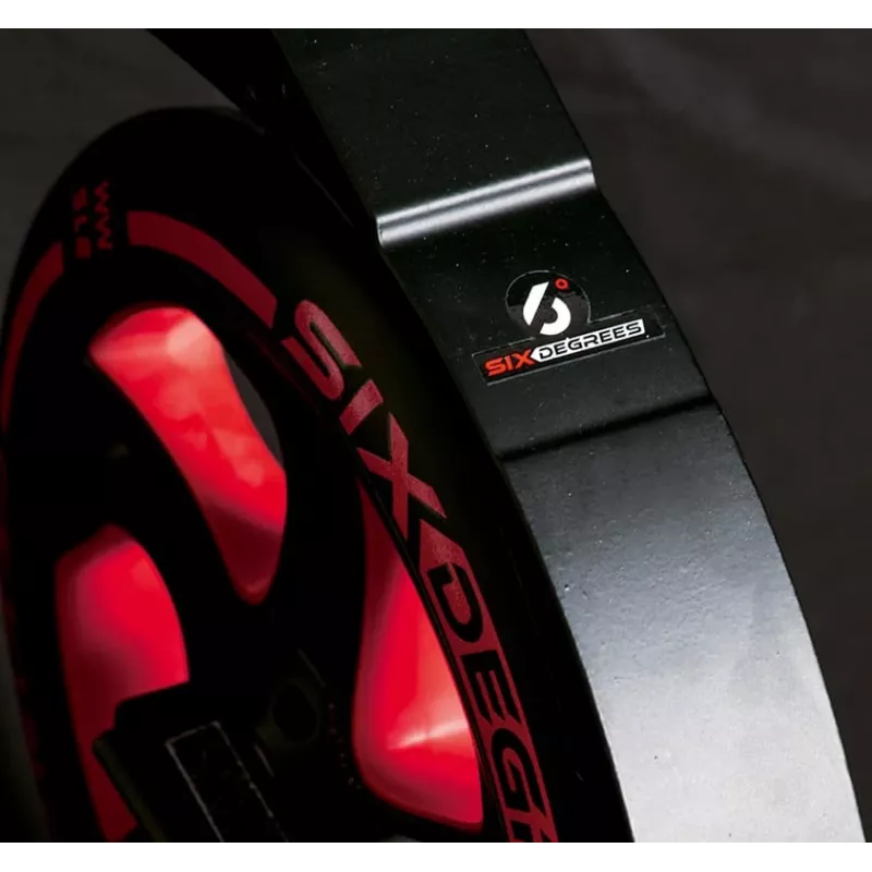 Six Degrees AU 513 Tretroller 230 mm / 215 mm Rot