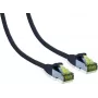 IT-BUDGET Vollkupfer Premium Patchkabel Cat.6A mit Cat.7 Rohkabel 600 MHz halogenfrei PoE+ 10GBit schwarz 5 m 90ITB6A7PK5S