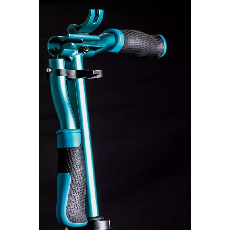 Six Degrees AU 514 Tretroller 230 mm Vorderrad / 215 mm Hinterrad, Türkis