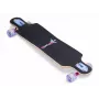 MUUWMI AU 560 Longboard Compact Cruiser Skateboard, ABEC 7 Kugellager, LED-Leuchträder, 7-lagiges kanadisches Ahornholz