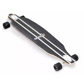 MUUWMI AU 559 Longboard Skateboard, 8-fach Ahorn Deck, ABEC 7 Kugellager, 70mm Rollen, Holz