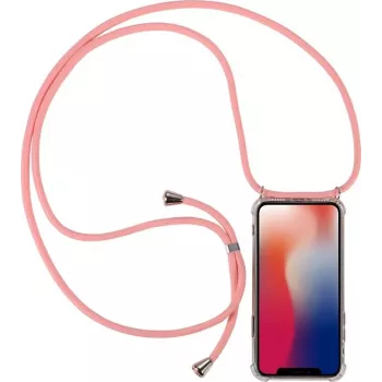 CYOO Necklace Case+ Handykette für Samsung Galaxy S10+ – Rosa Silikon CY121047